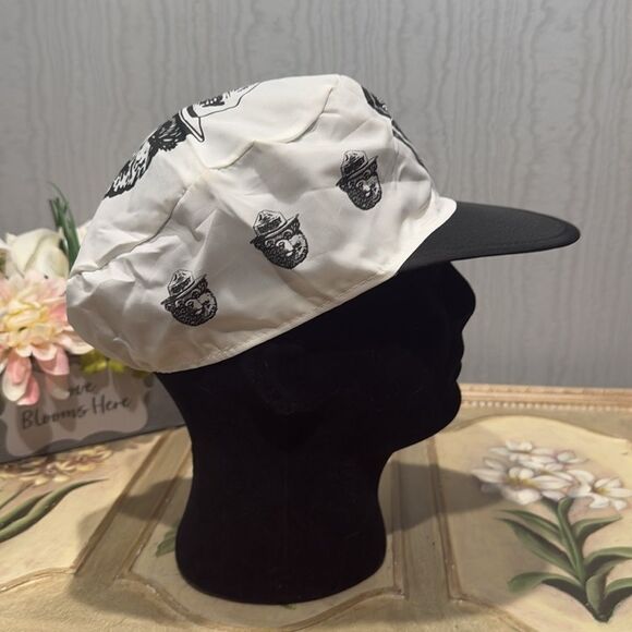 Vintage Smokey the Bear Smokey Signals Lightweight Packable Elastic Back Cap Hat - Picture 10 of 16